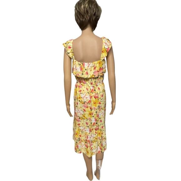 FINAL DROP! Lauren Conrad Yellow Floral Sundress Size XL - Picture 7 of 8